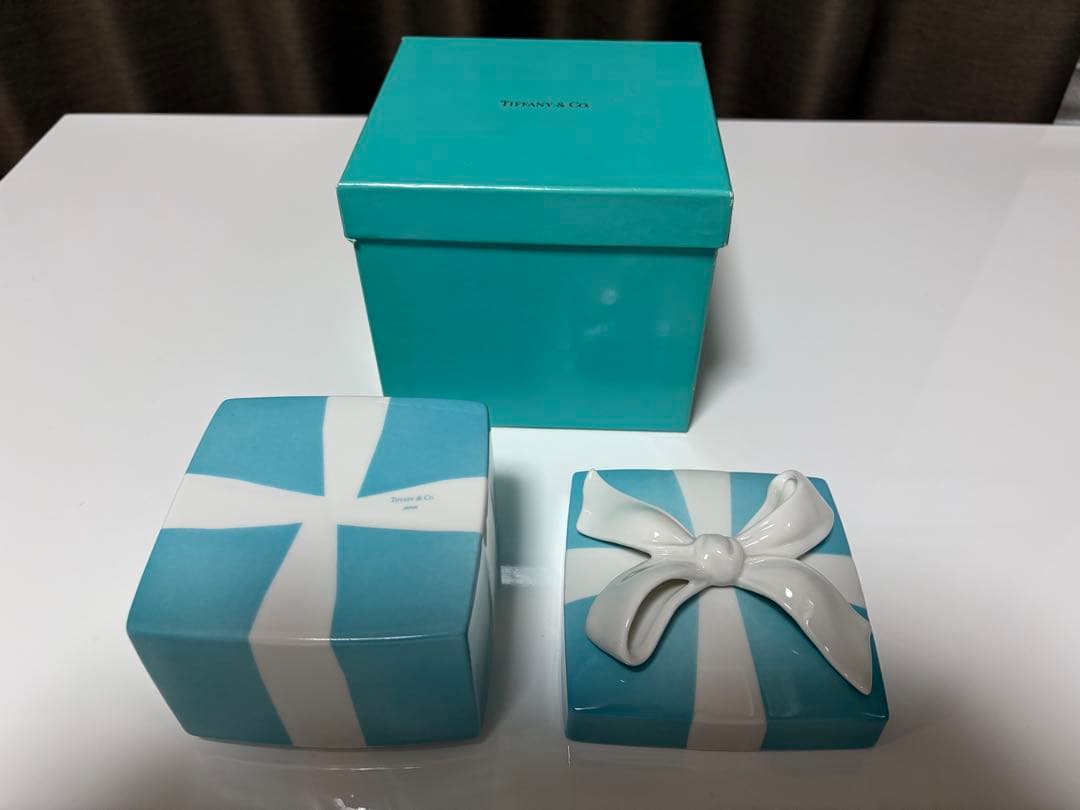Tiffany & Co. リボン付き小物入れセット