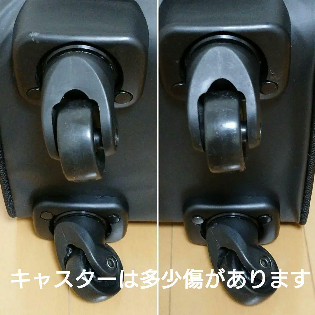 ご成約品　無印良品　四輪キャリーバッグ　黒　中　26リットル　　Мサイズ