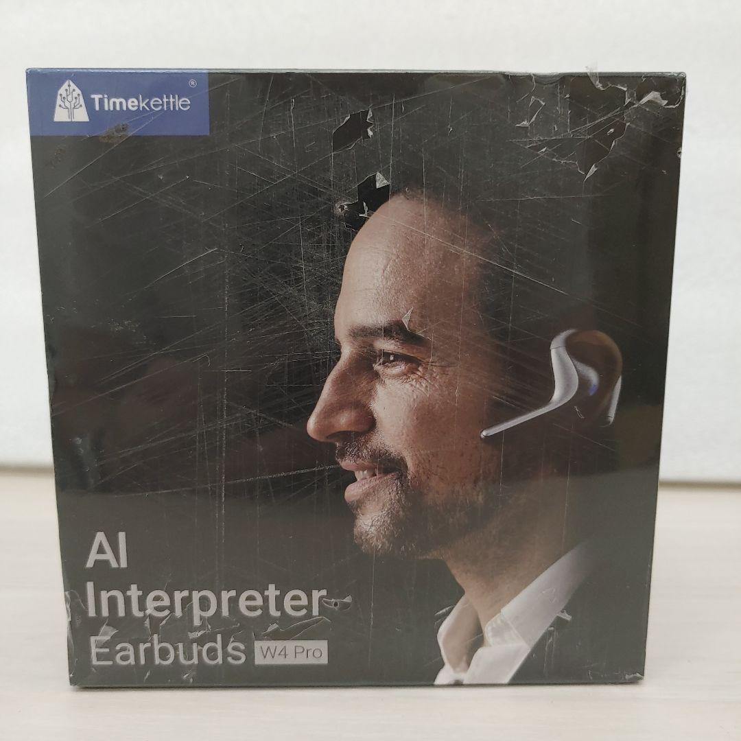 9054 Timekettle W4 Pro イヤホン翻訳機 AI通訳 通話翻訳