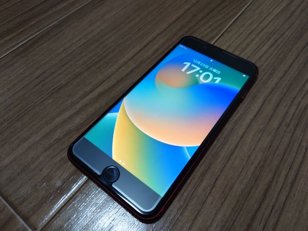 iPhone 8 Plus RED 256GB SIMフリー 美品
