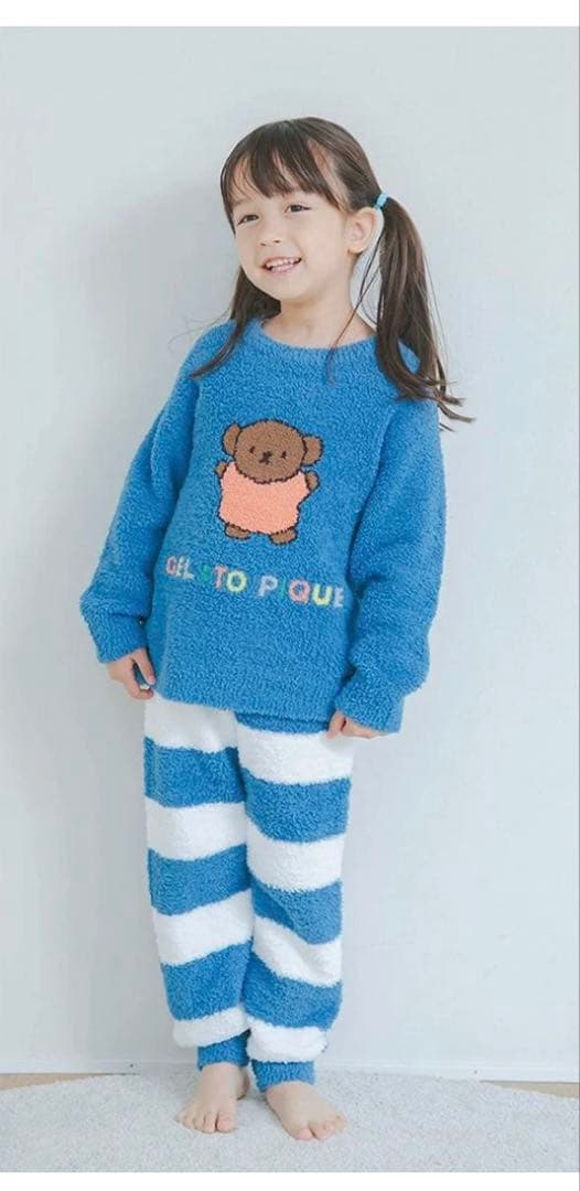 【新品未使用】ベビモコプルオーバー&ロングパンツセット　ジェラピケルームウェア