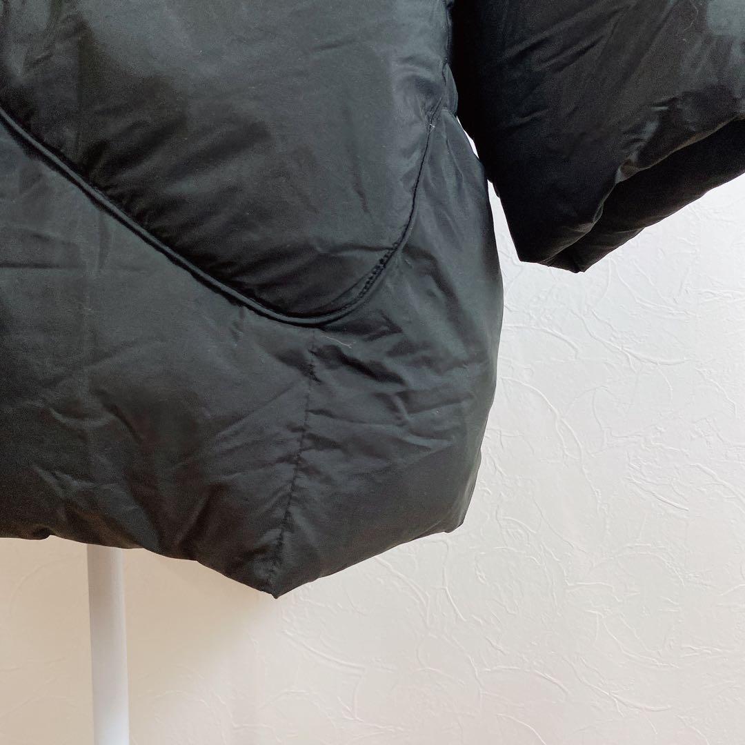 wee9s パーフェクトシルエットダウン ブラック マフラー付き F