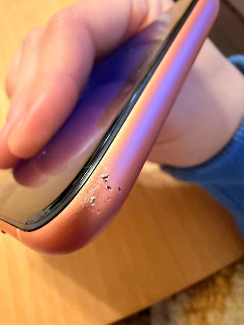 Apple iPhone XR コーラル　64GB 傷あり