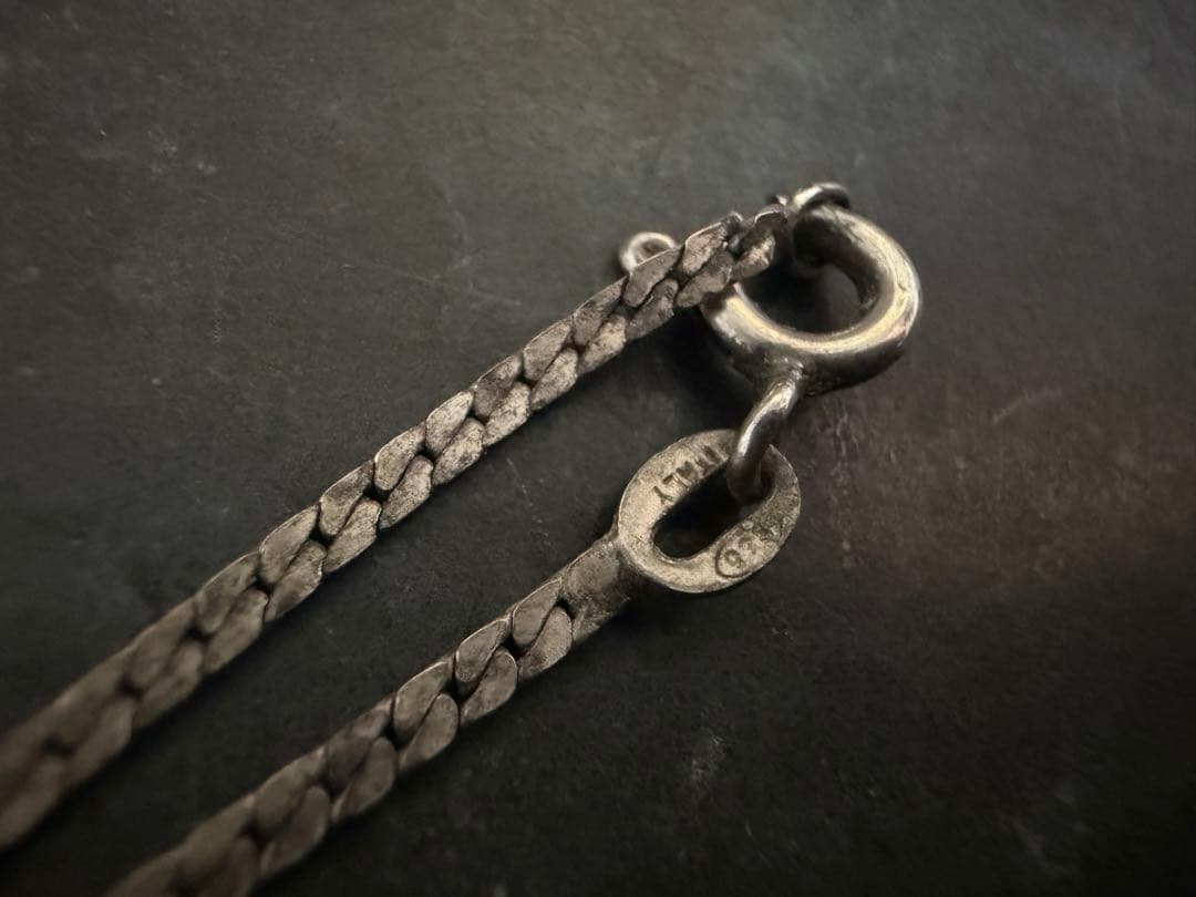 ヴィンテージ　シルバー　925 イタリア　アンティーク　ロザリオ　ネックレス