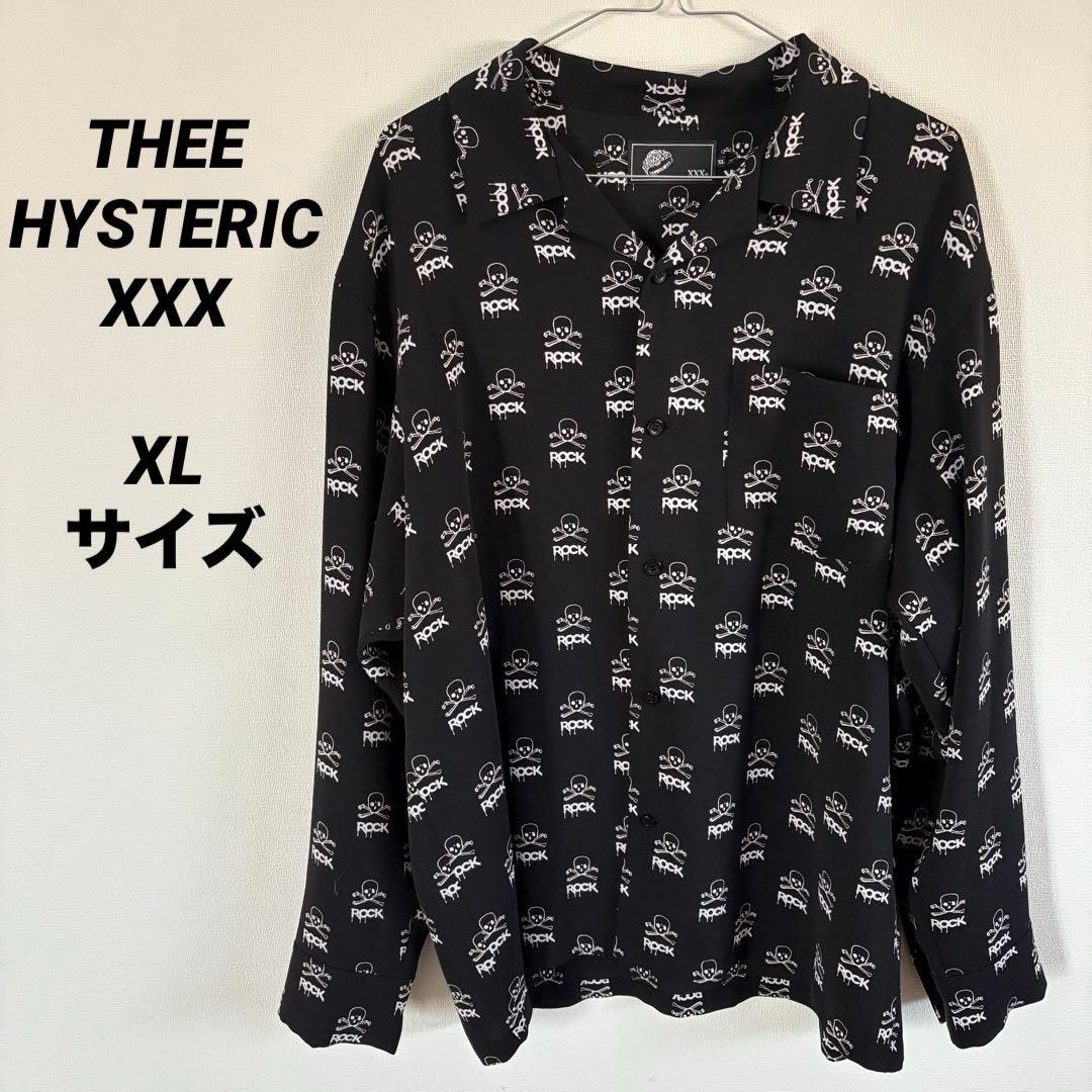 ヒステリックグラマー THEE HYSTERIC XXX シャツ スカル総柄