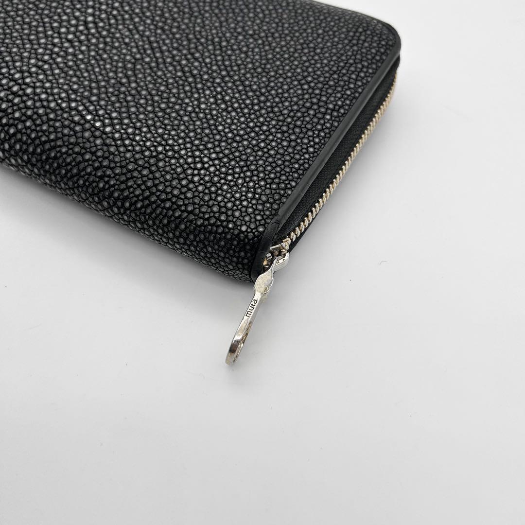 muta　長財布　スティングレイ　オーガナイザー　ラウンドファスナー　エイ革