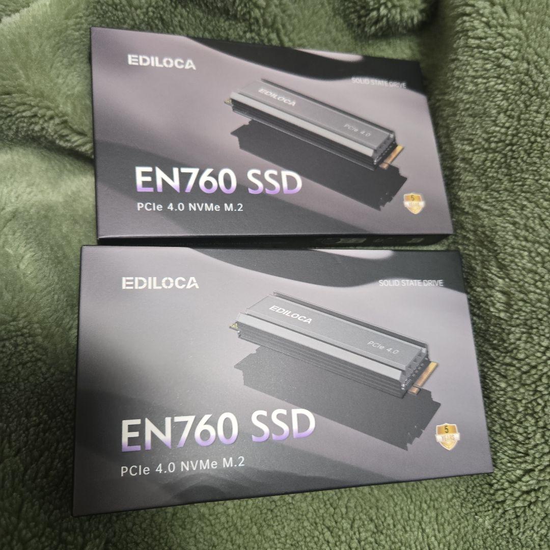 新品 EN760 SSD NVMe M.2 500GB×2枚　計1TB