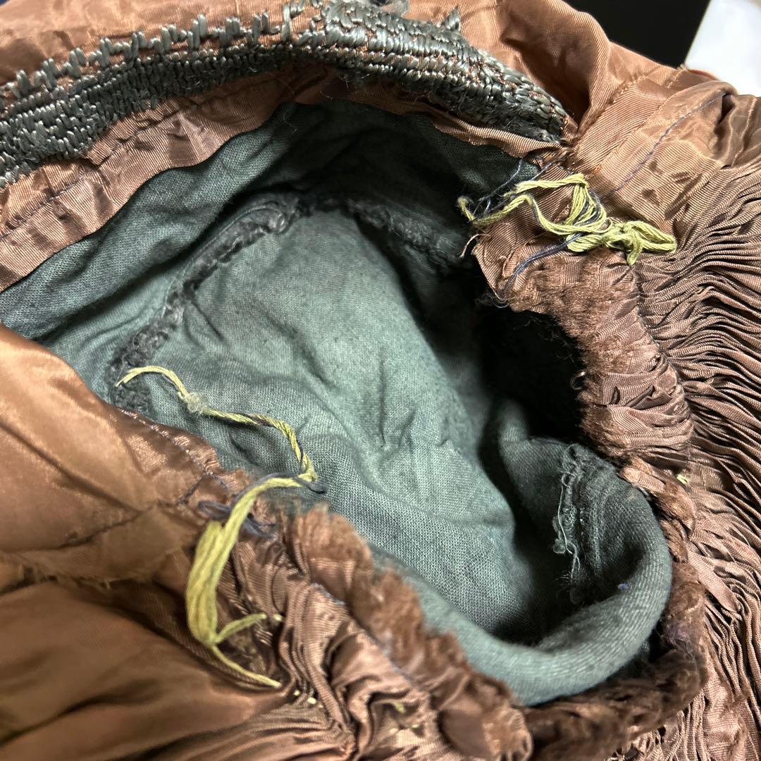 ブラウン サテン ブルカ　民族衣装