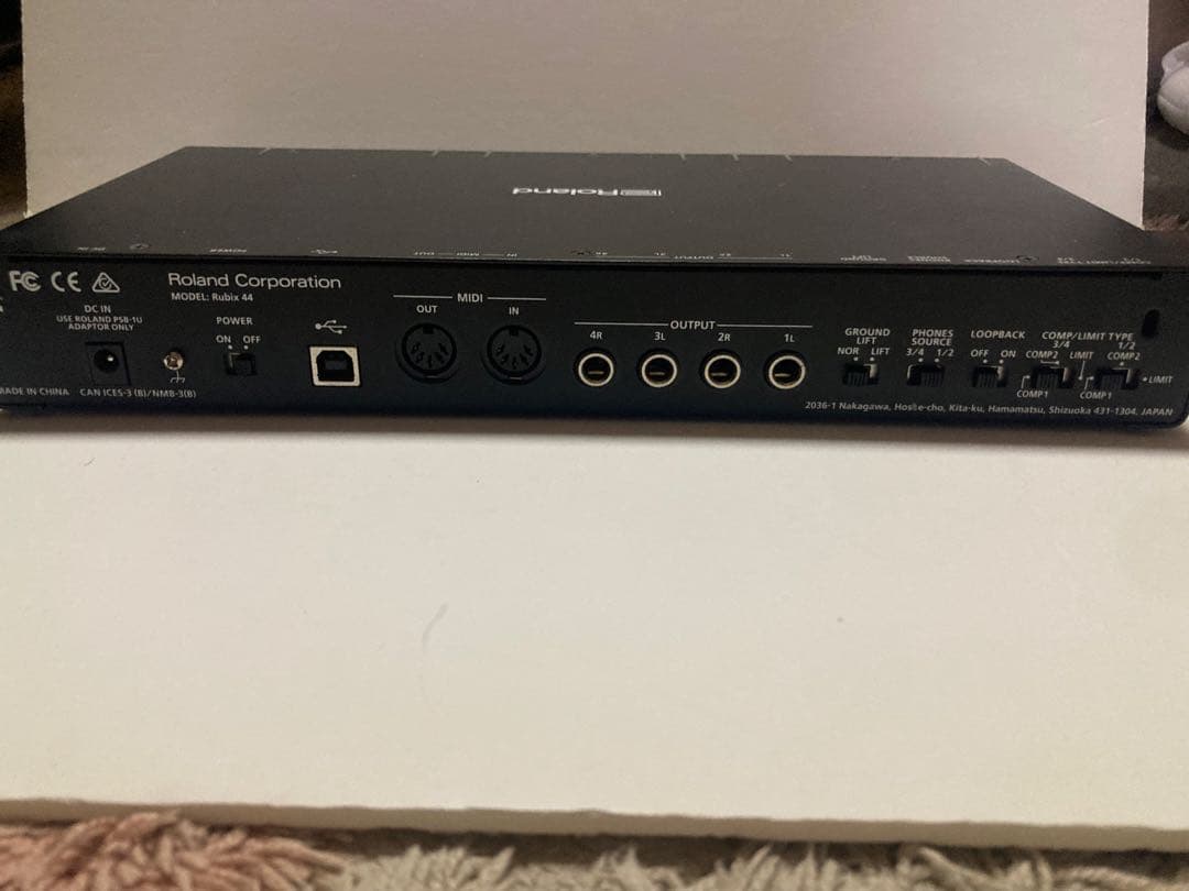 オーディオインターフェイス ローランド Rubix44 中古品