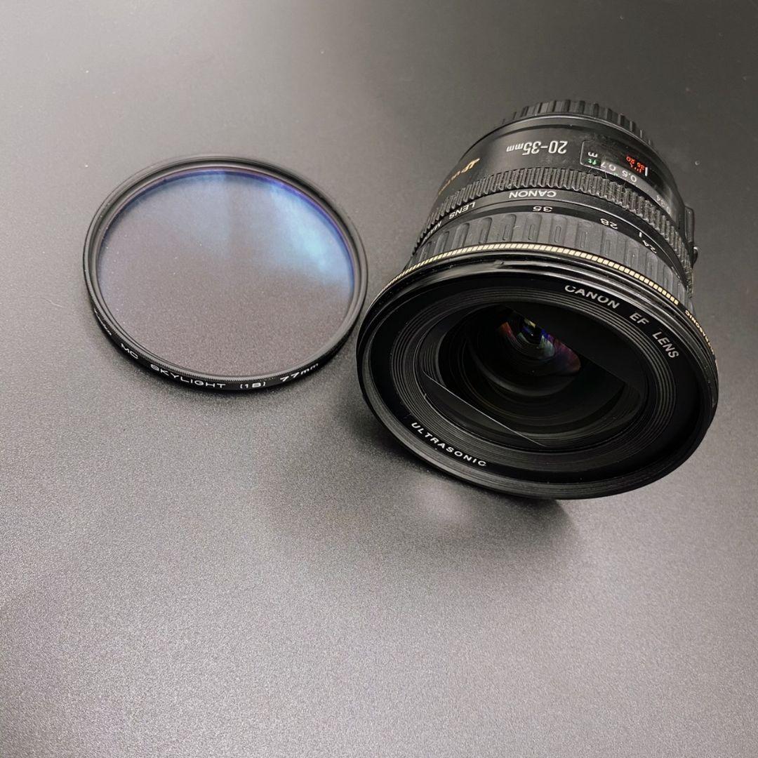 Canon レンズ 20-35mm マクロレンズ 保護レンズ付き