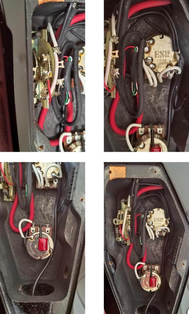 美品　ESP　M-II　CTM　NT/E#　BK　エレキギター　ギター