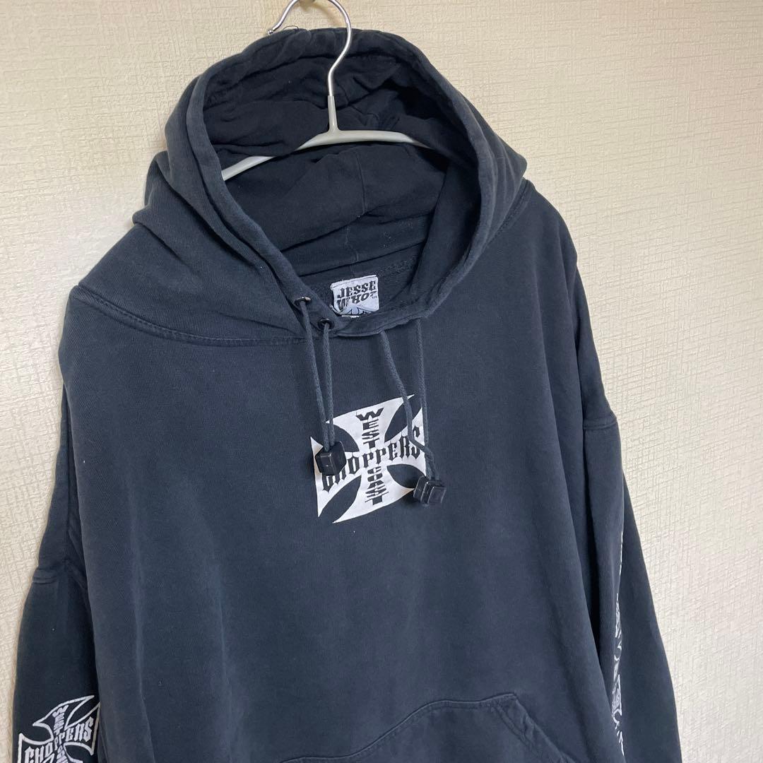 West Coast Choppers Jesse who パーカー ブラック