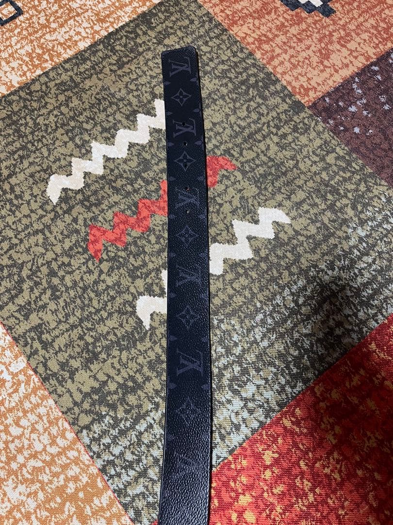 Louis Vuitton ブラック モノグラム ベルト