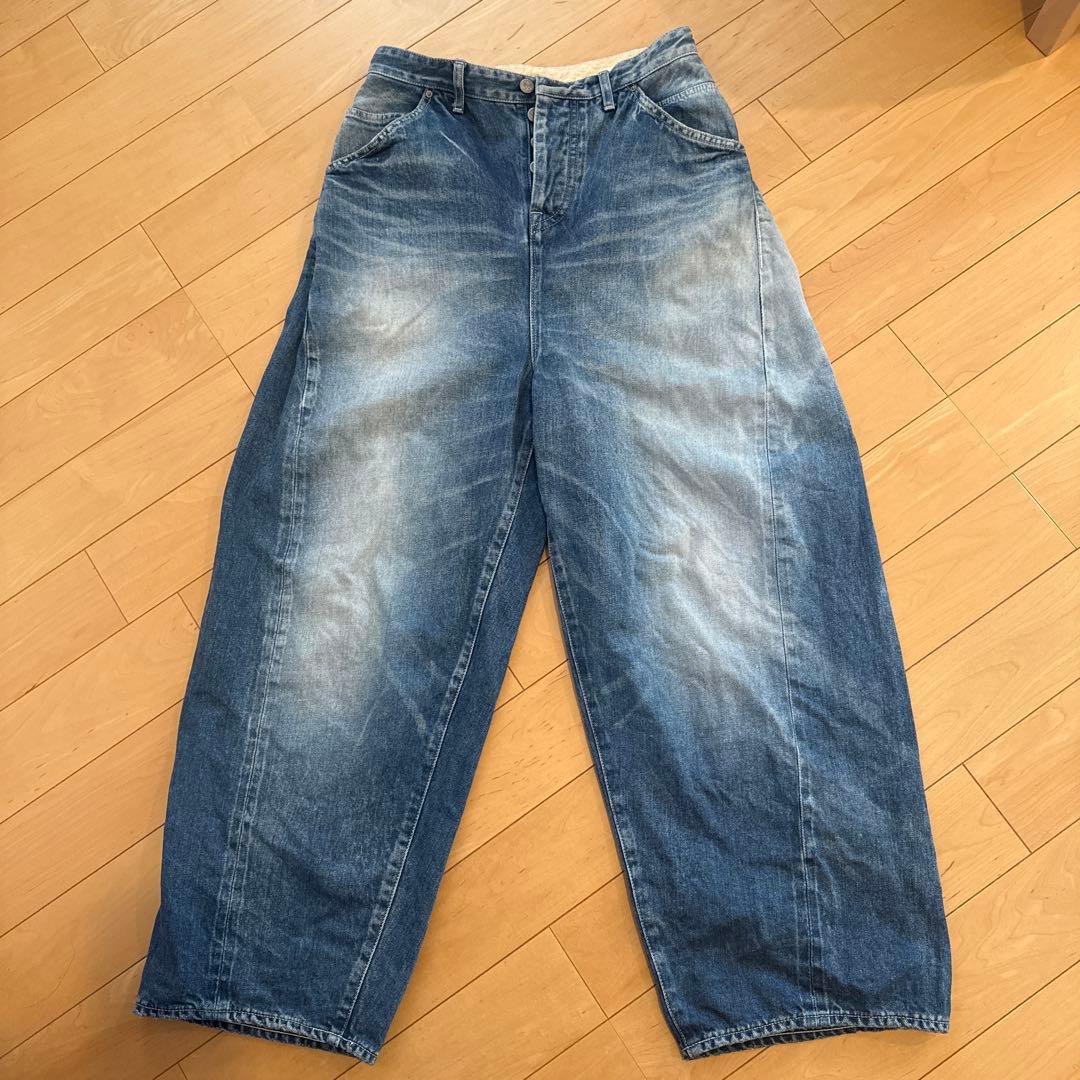 ミナペルホネン Always バルーンデニム 38