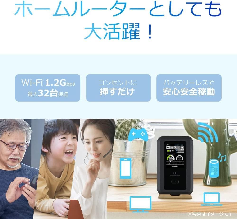 モバイル Wi-Fi ルーター SIMフリー『FS050W』富士ソフト