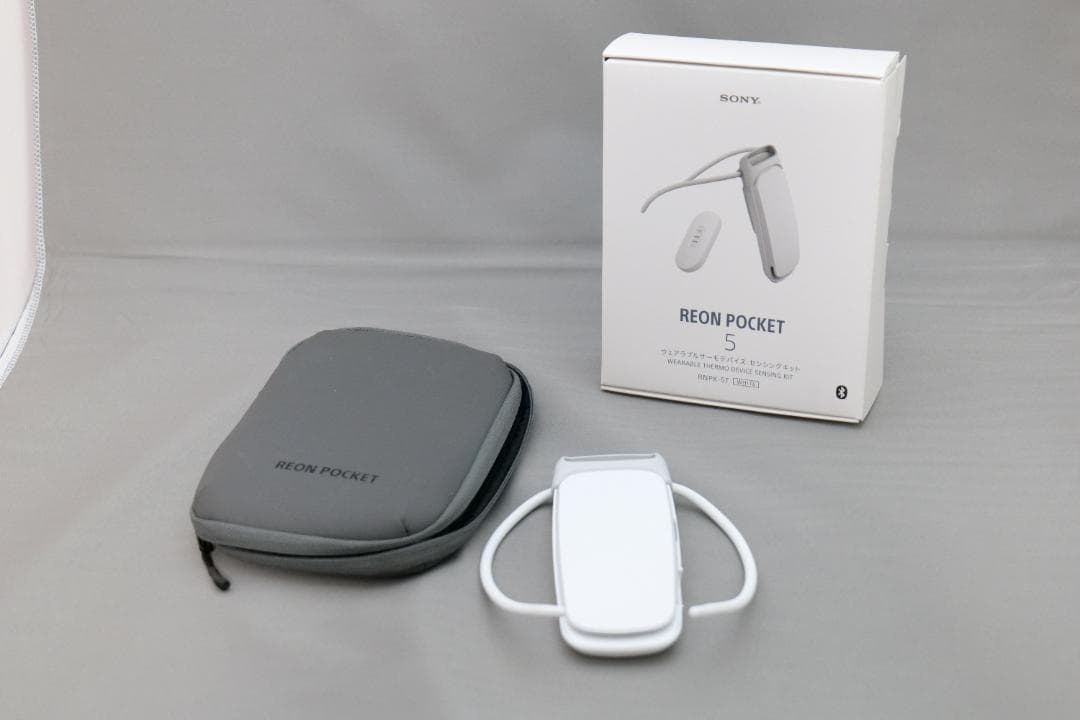 【美品】ソニー REON POCKET 5 センシングキット 純正ケース付