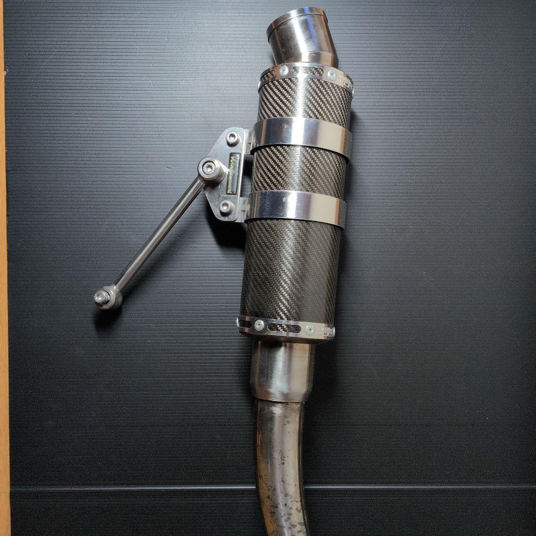 シグナス３型に使用Windjammer マフラー本体 カーボンファイバー