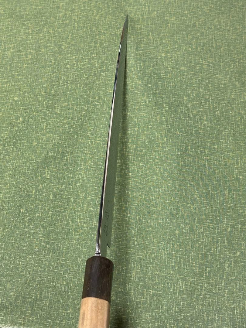 柳刃包丁　祐成　尺　白鋼