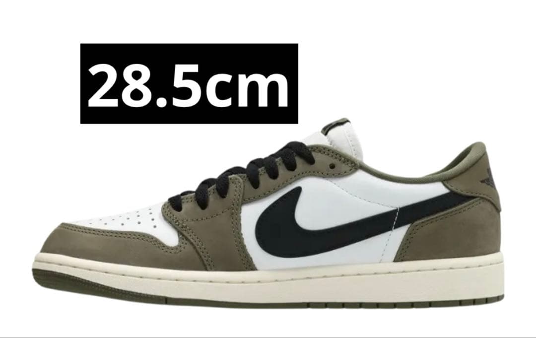 靴 Nike Air Jordan 1 Low OG Medium Olive