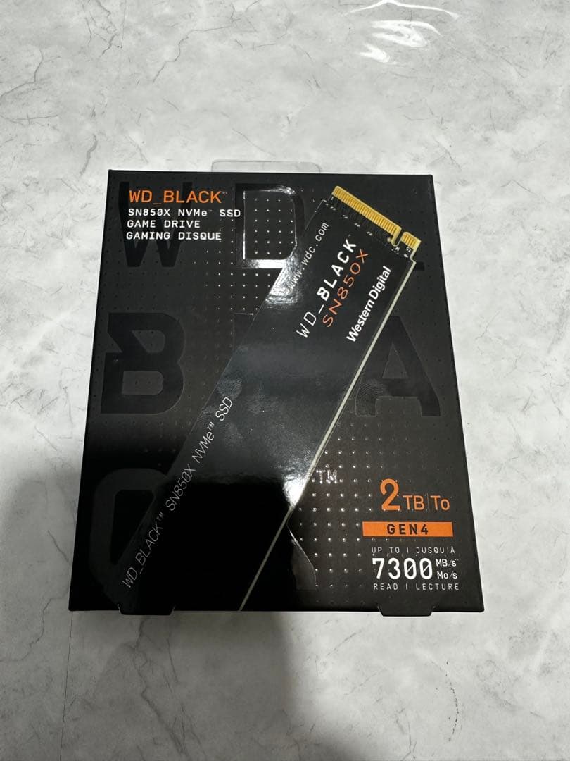 内蔵型SSD WD_Black SN850X NVMe SSD WDS200T2X0E