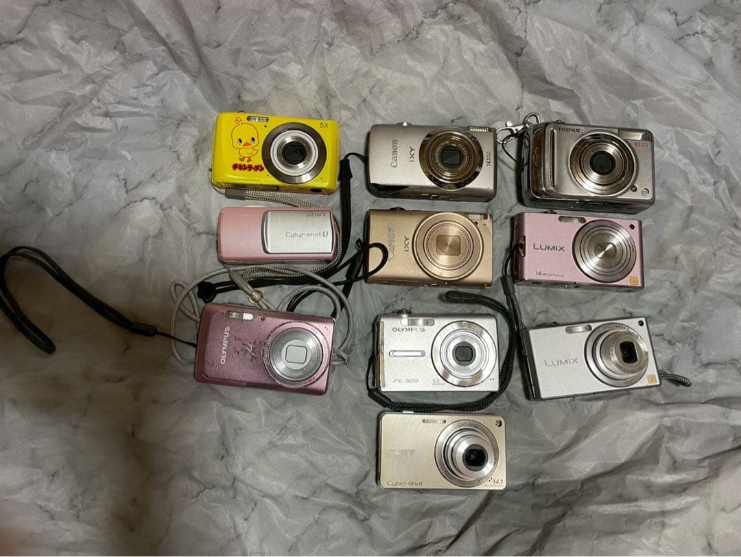 コンパクトデジタルカメラセット 10台