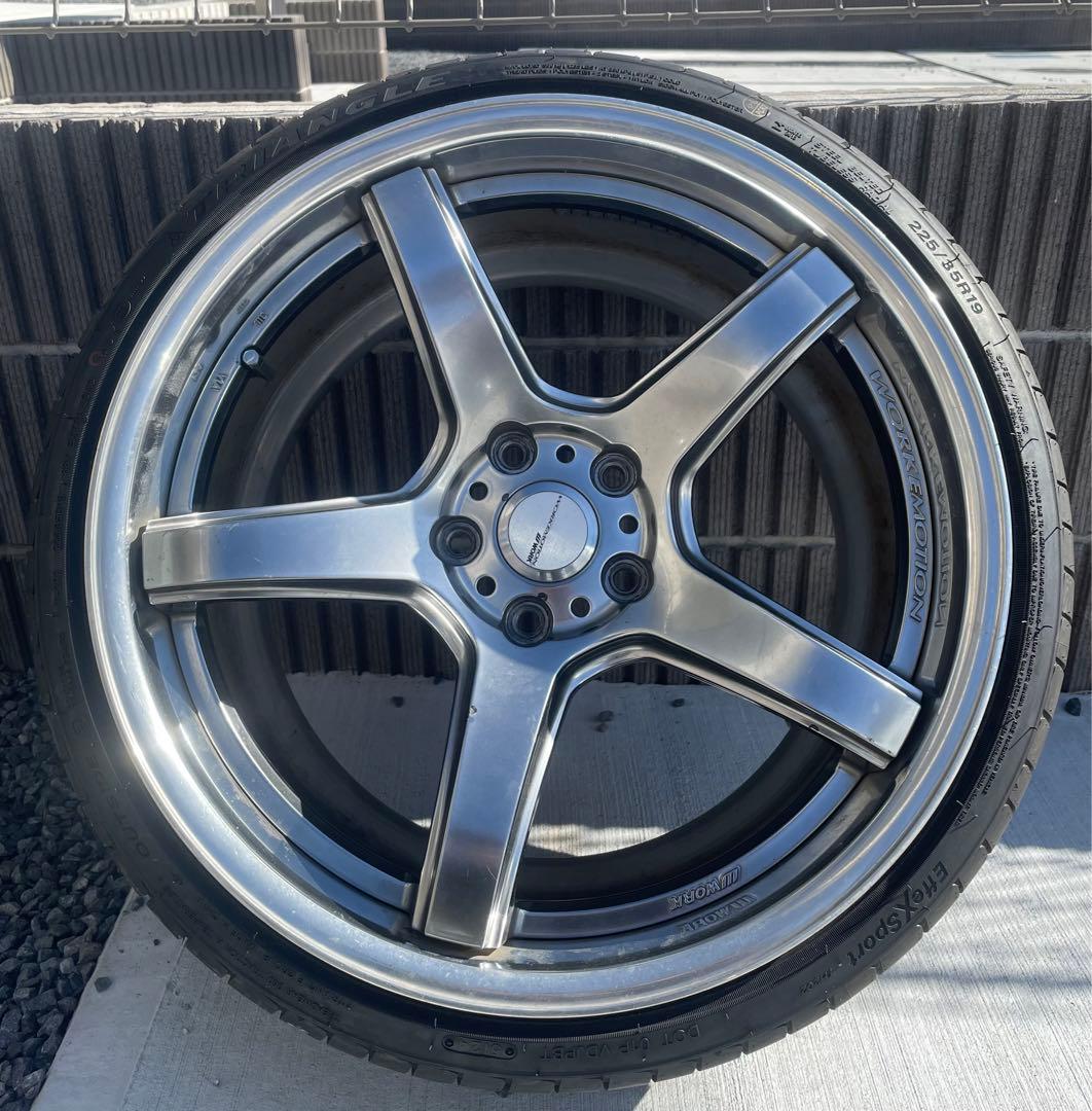 hana　WORK T5R タイヤホイール各種1式(4本)