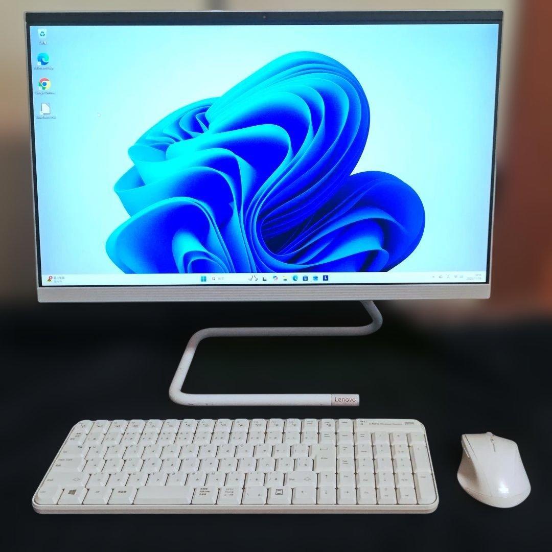 レノボ 超狭枠24インチ　第8世代Core-i5　8G/512SSD＆HDD 再