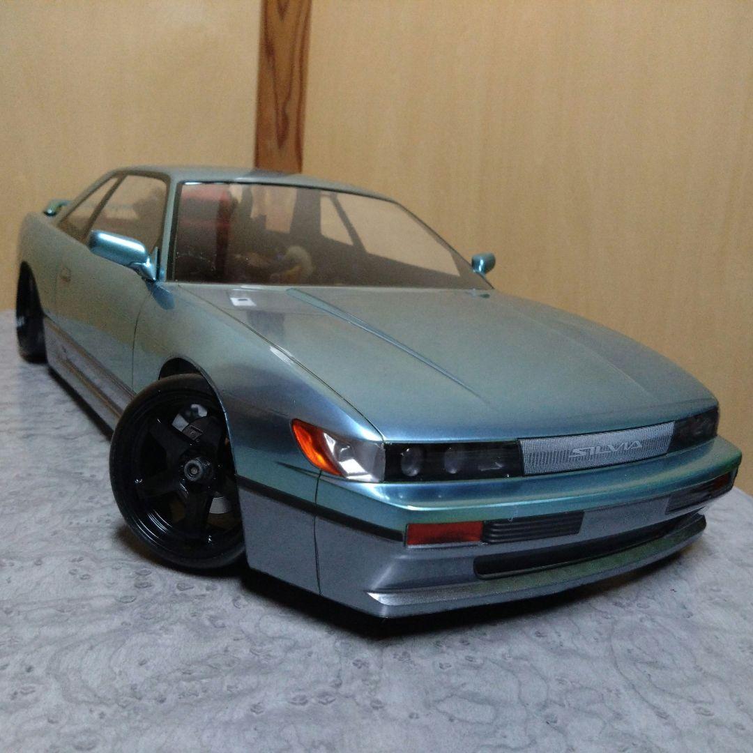 ABCホビー　シルビア S13　ライムグリーンツートン 未使用ボディ