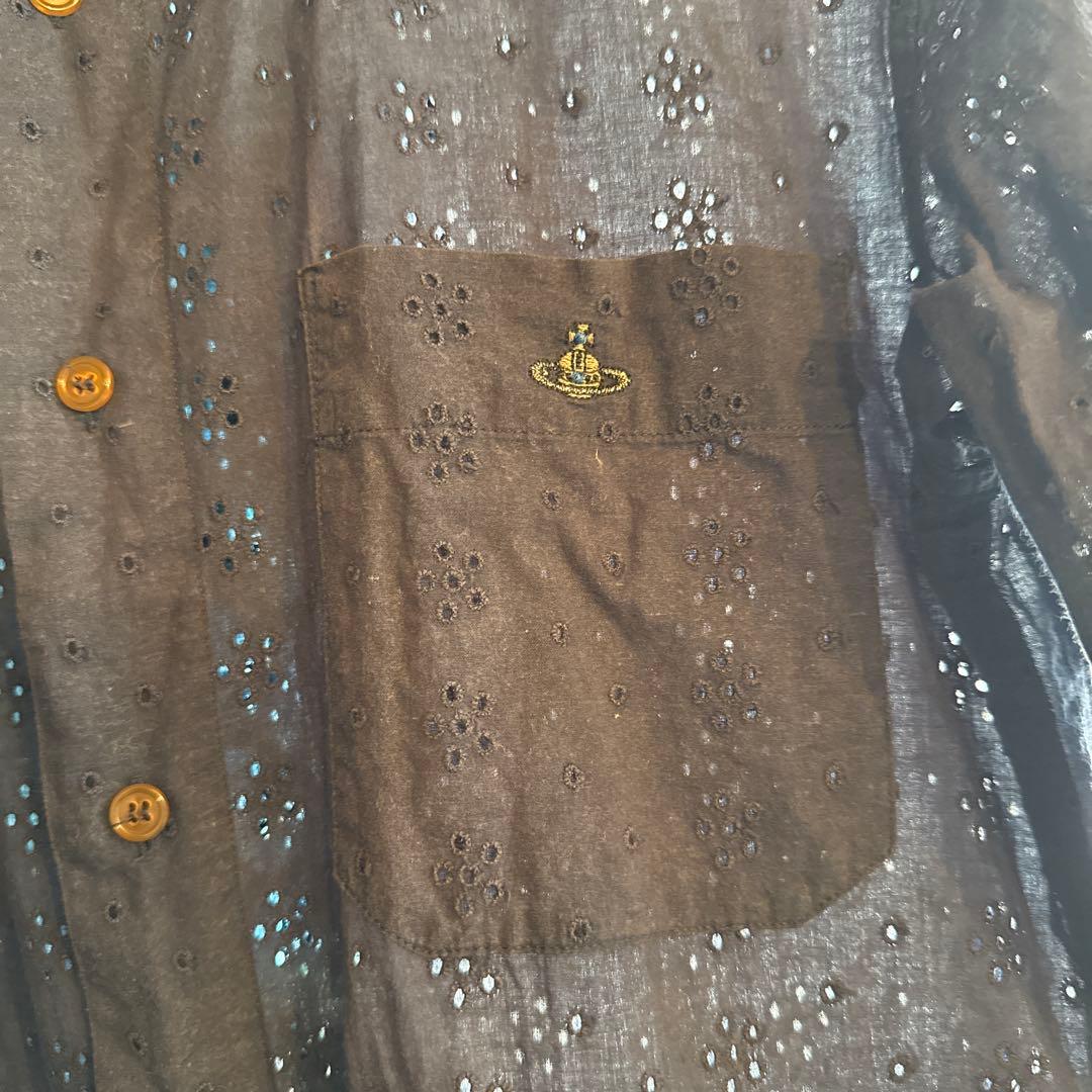 Vivienne Westwood MAN 長袖シャツ 44 ネイビー