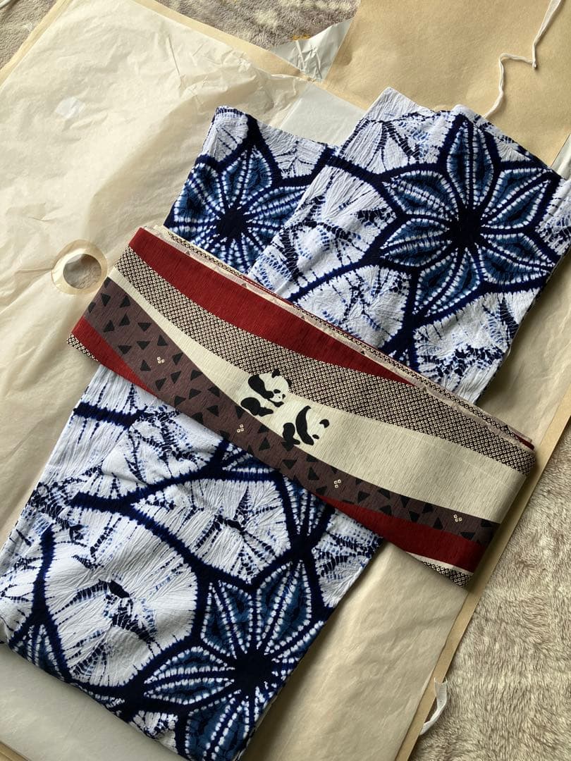 専用！逸品【超美品】有松絞り浴衣♪伝統工芸品！全行程国内品