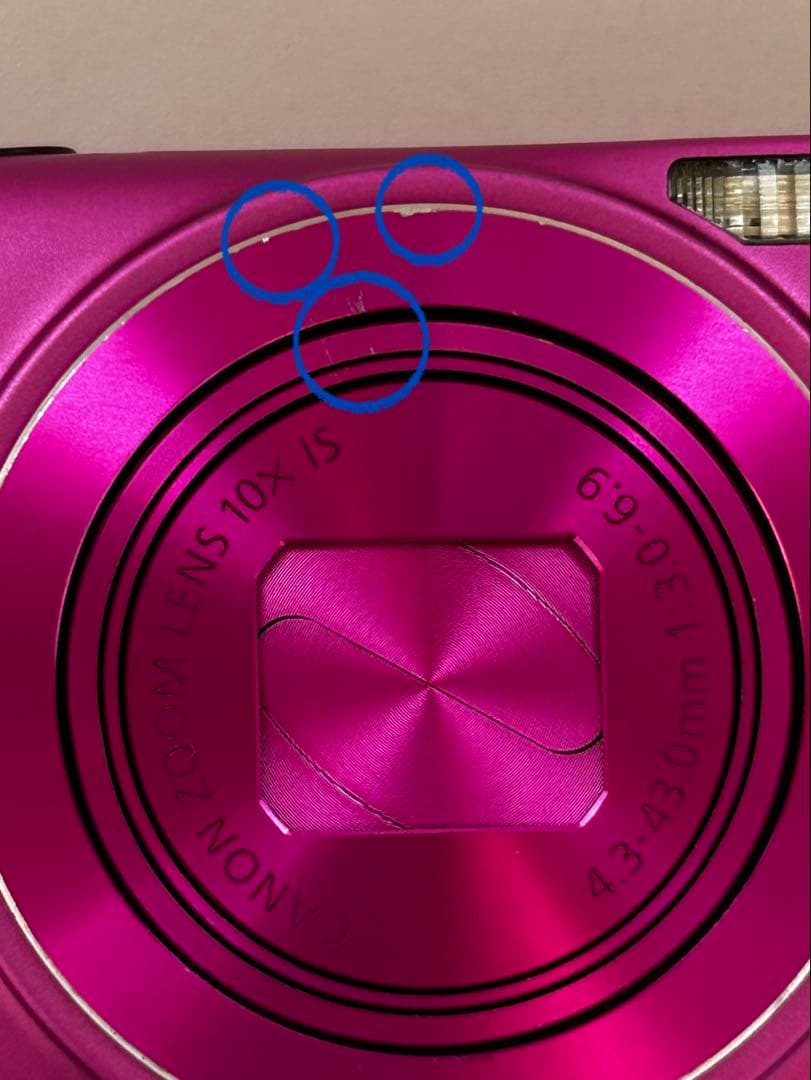 キャノン Canon IXY 610F （ピンク）　動作品