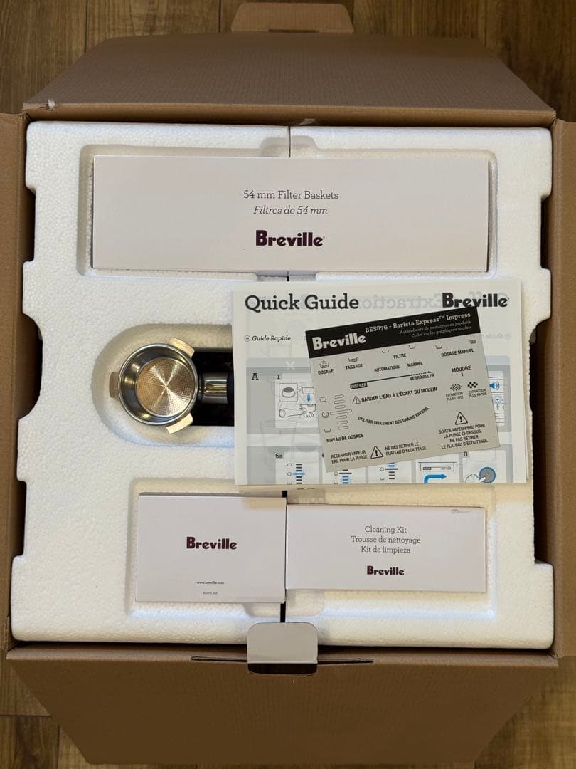美品 breville BES876 エスプレッソマシン日本100v使用可