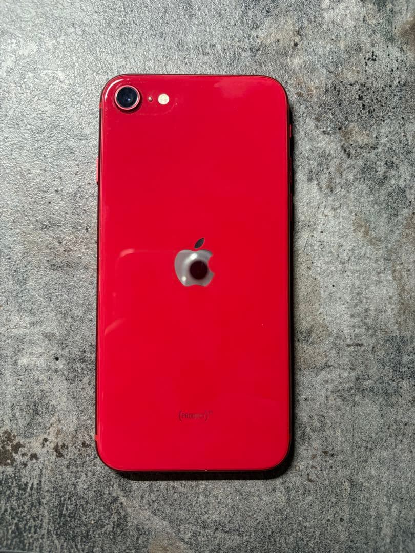 iPhone SE (第2世代) Red 本体 イヤフォン付き