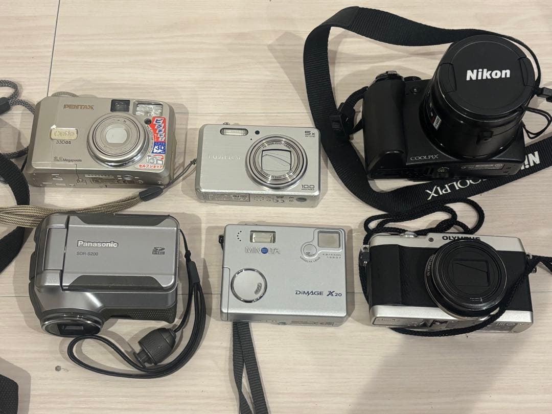 デジカメ、カメラまとめ売り5台