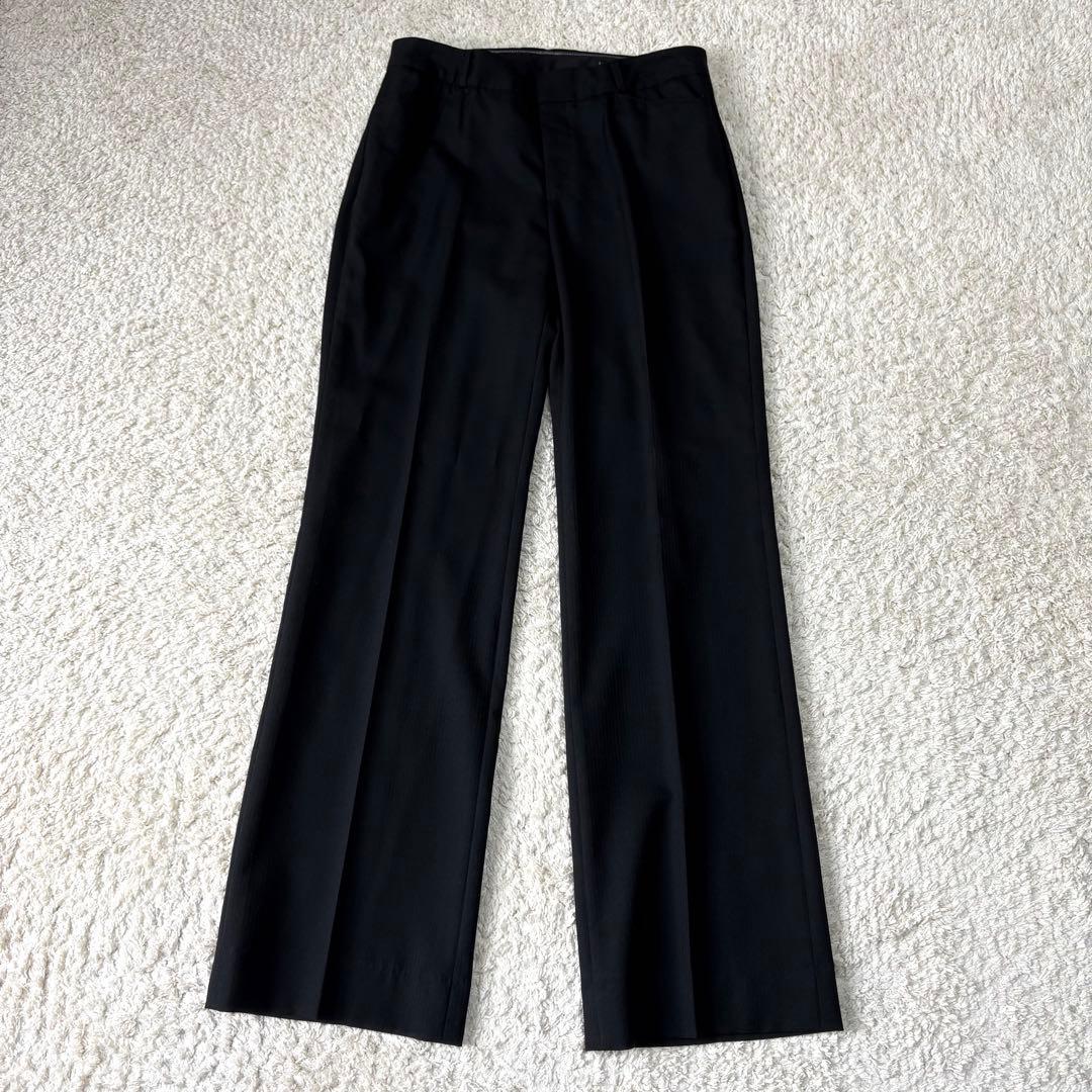 ユナイテッドアローズ スーツ3点セット パンツ ブラック ストライプ 40