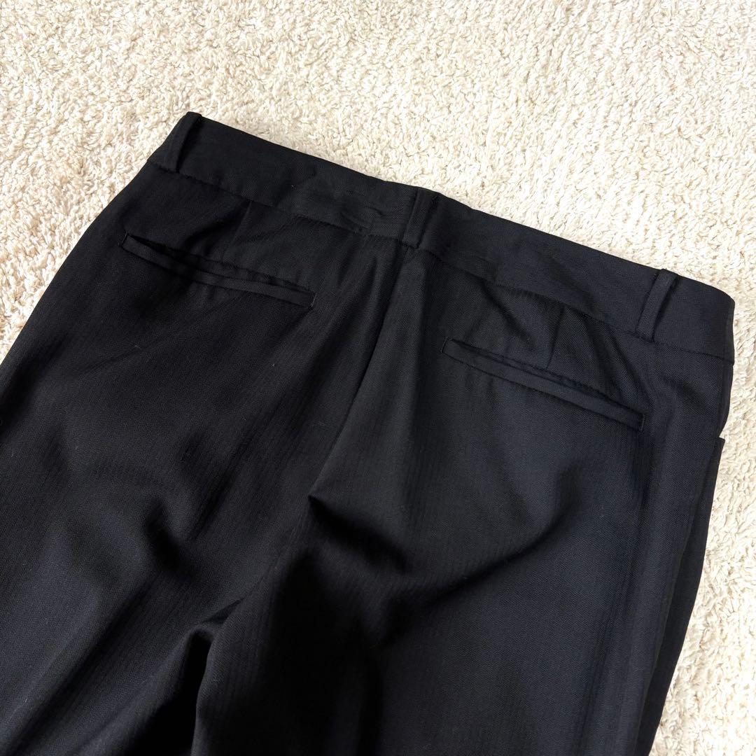 ユナイテッドアローズ スーツ3点セット パンツ ブラック ストライプ 40