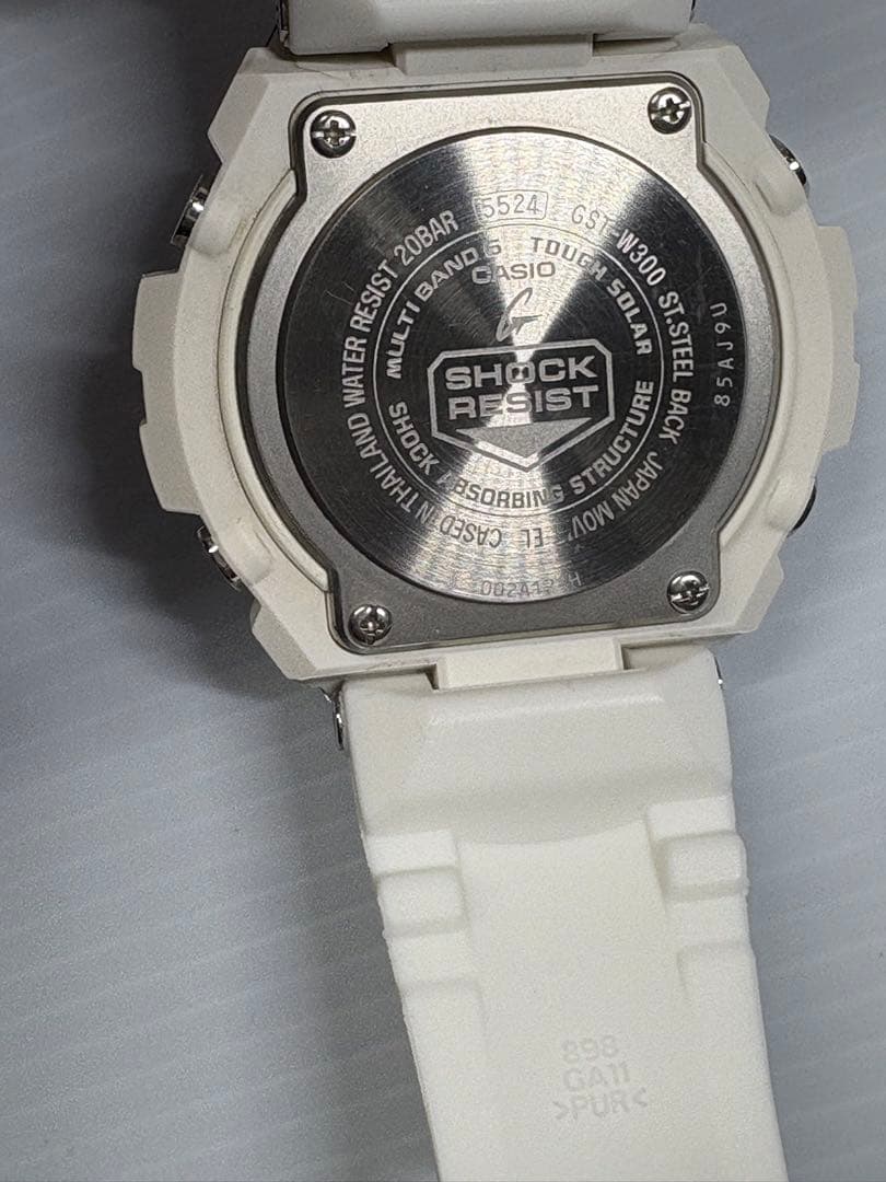 箱付・バンド新品❗️CASIO・G-STEEL・GST-W300・電波ソーラー