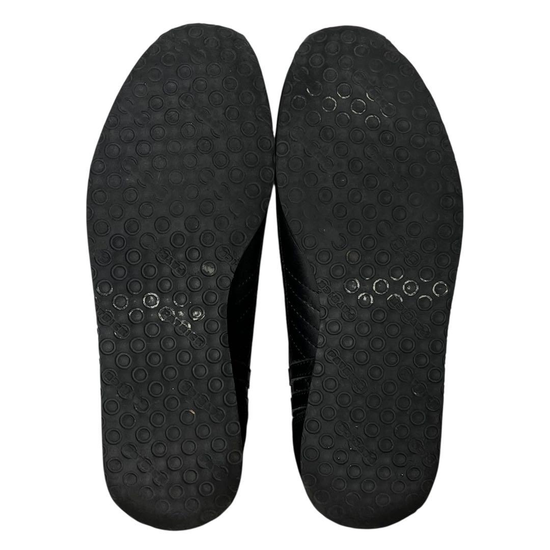 美品 PATRICK 42 パミール ウォータープルーフ レザー スニーカー 黒