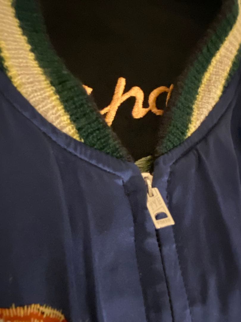 港商　スカジャン　特大　虎　龍　テーラー東洋　L