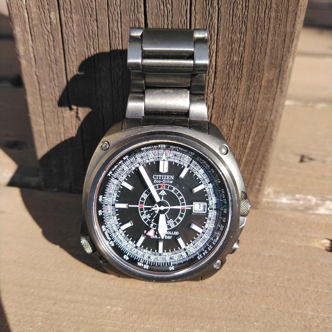 CITIZEN エコドライブ チタン プロマスター PMD56-2973