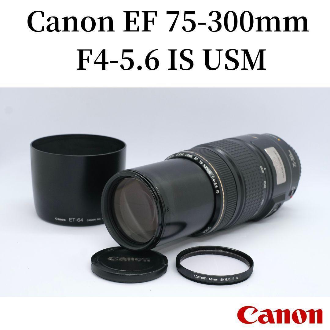 Canon EF 75-300mm IS USM 望遠レンズ 手ブレ補正