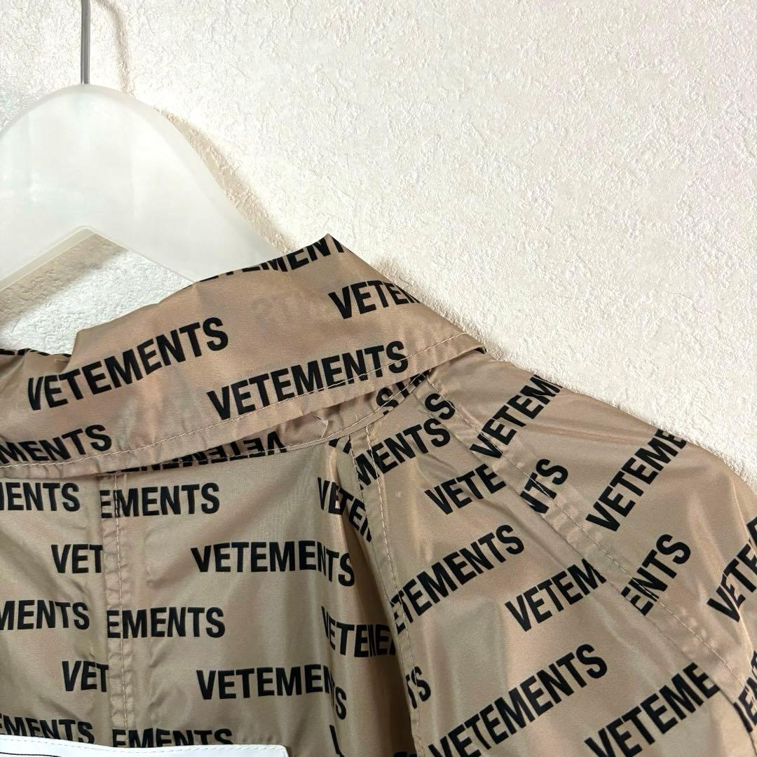 VETEMENTS ヴェトモン レインコート アウター コート　総柄