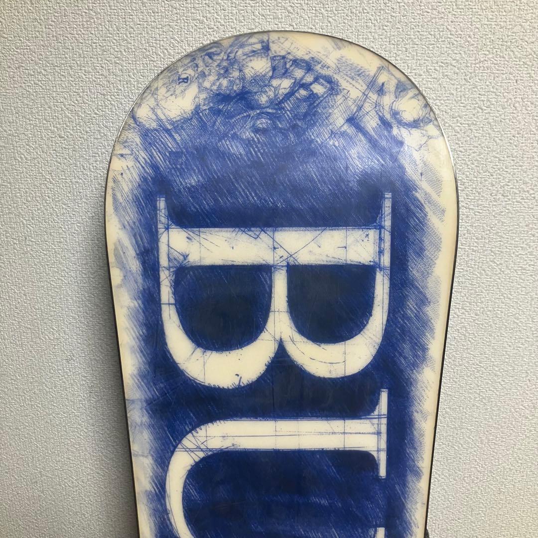 バック付/BURTON TWINバートンスノーボード154cm/バインディングM