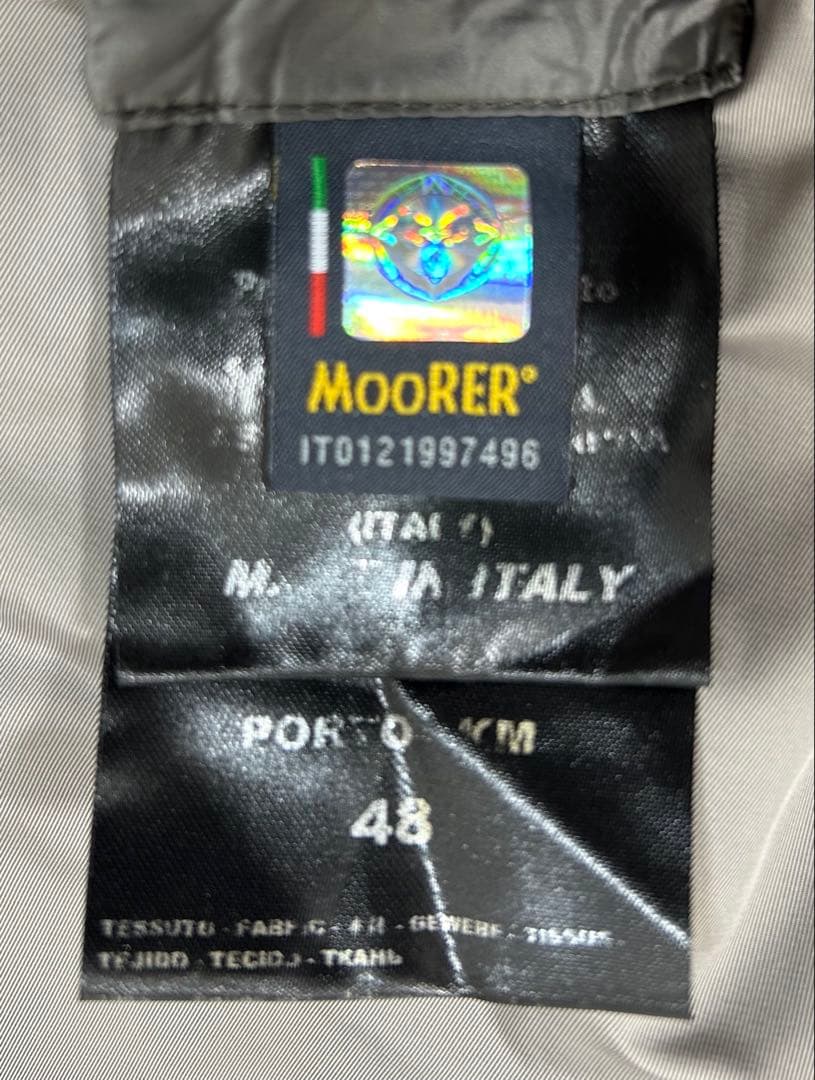 ムーレー　PORTO グレージュ　ミリタリージャケット　M65 48