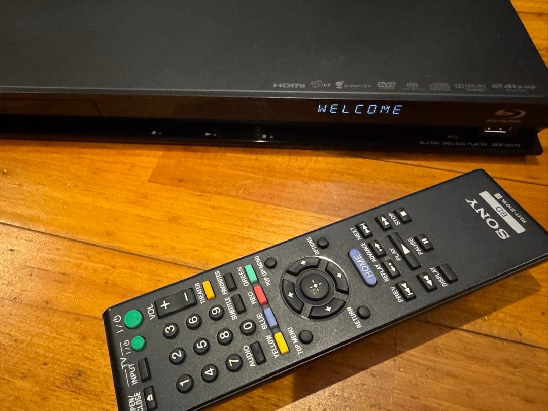 【動作品】SONY ブルーレイディスクプレーヤー BDP-S370