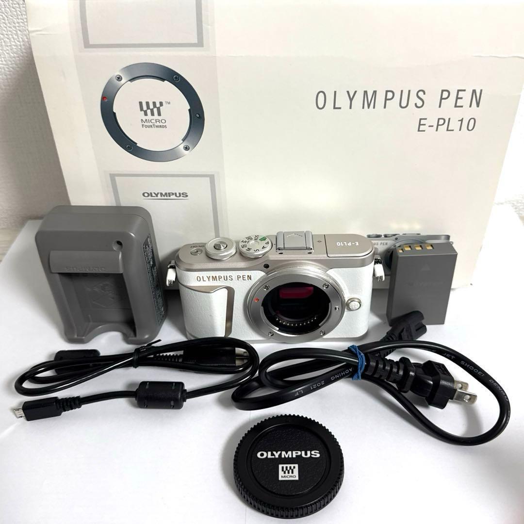 ⭐️自撮りもスマホ転送OK⭐️OLYMPUS PEN E-PL10 ホワイト⭐️