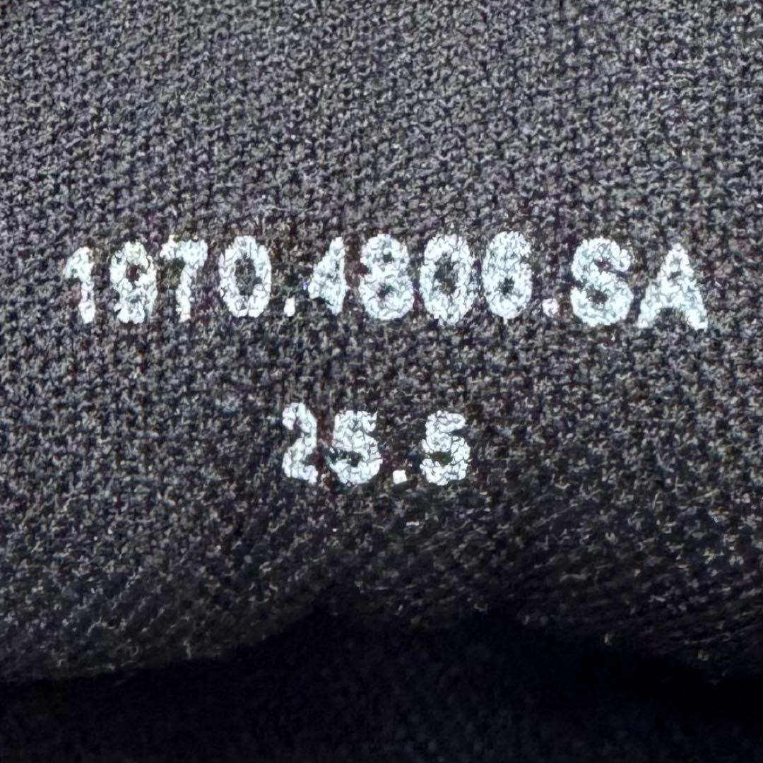 【新品未使用】アキレスソルボ サイドジップ ハイカット レザー 25.5cm