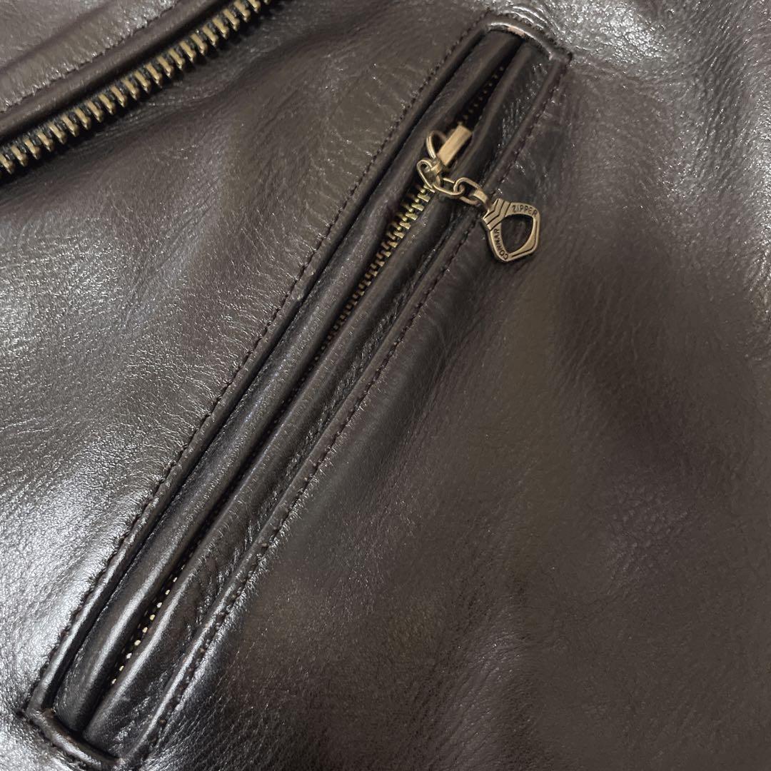 LEATHER BOMU ダブルライダース ホースハイド 2XL 馬革 稀少