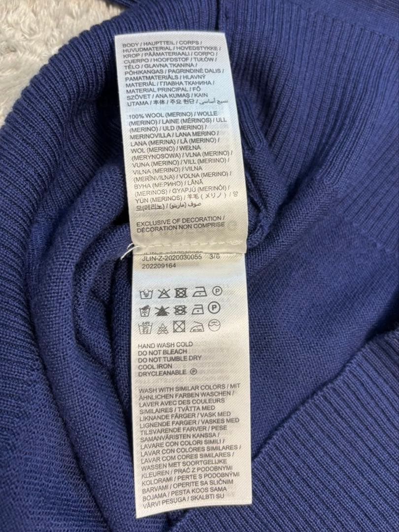 ★新品 J.LINDEBERG ゴルフセーター モックネック ハーフジップアップ