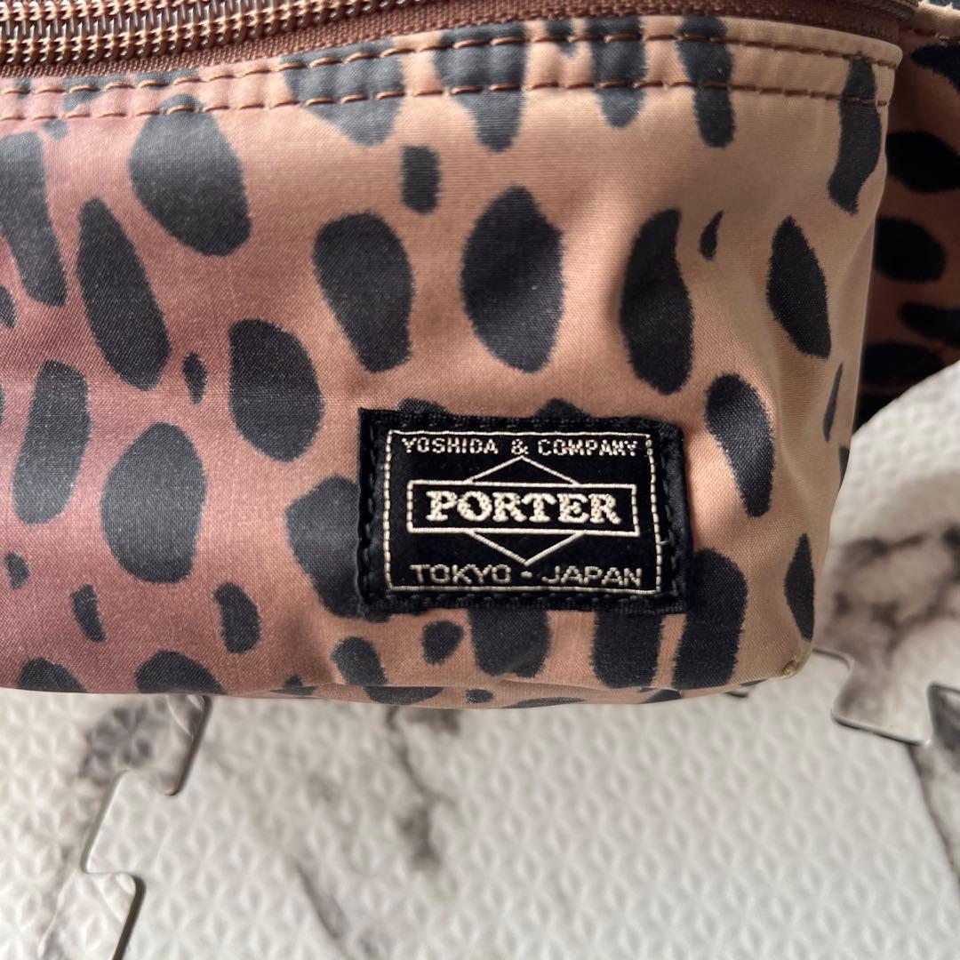 【未使用】PORTER ウエストバッグ レオパード 吉田カバン ボディバッグ